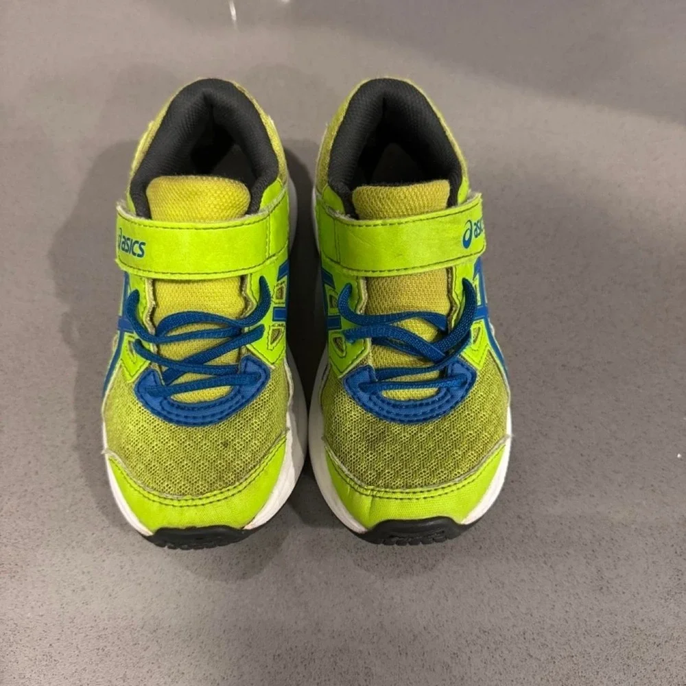 Add 'ASICS Gel-Contend 7 blue & green running shoes